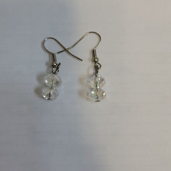 Crystal Faceted Necklace and two pairs dangle earrings from The Shop - Picture 10 of 10